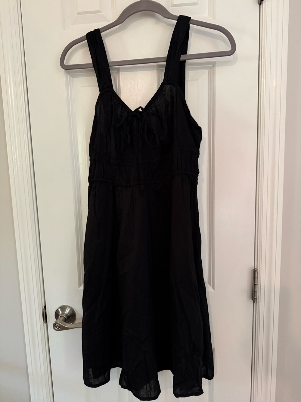 GAP Black Mini Dress with Wide Straps